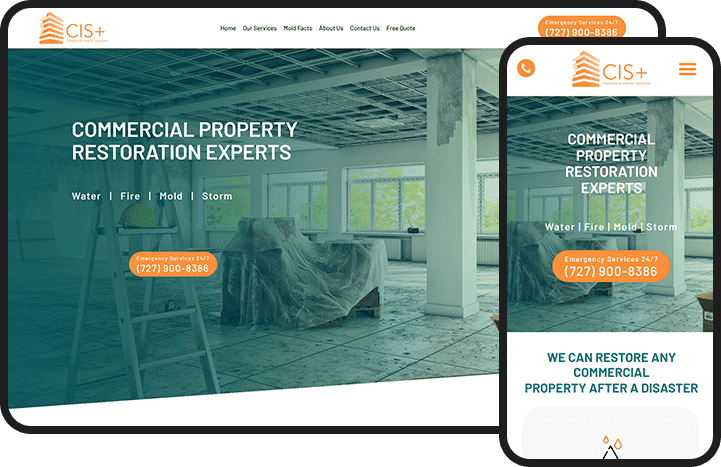 CIS Commercial Interior Solutions Website Design