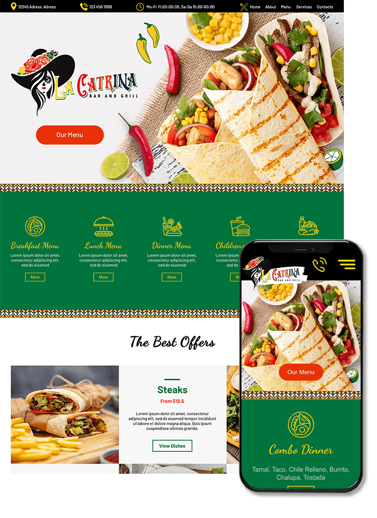 Best Restaurant Website