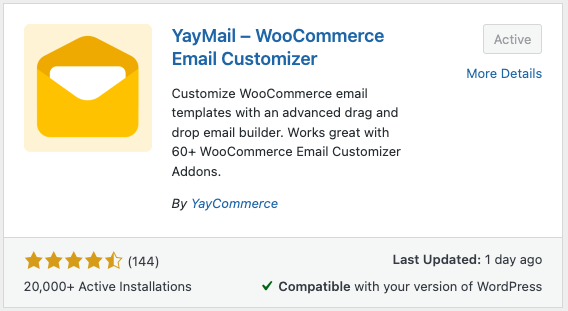 YayMail – WooCommerce Email Customizer Plugin