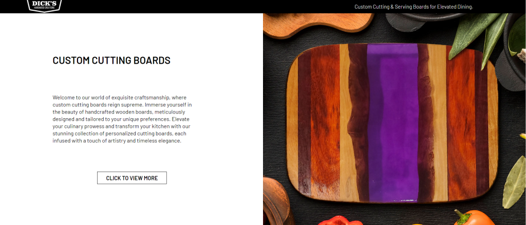 Custom Cutting and Serving Boards image